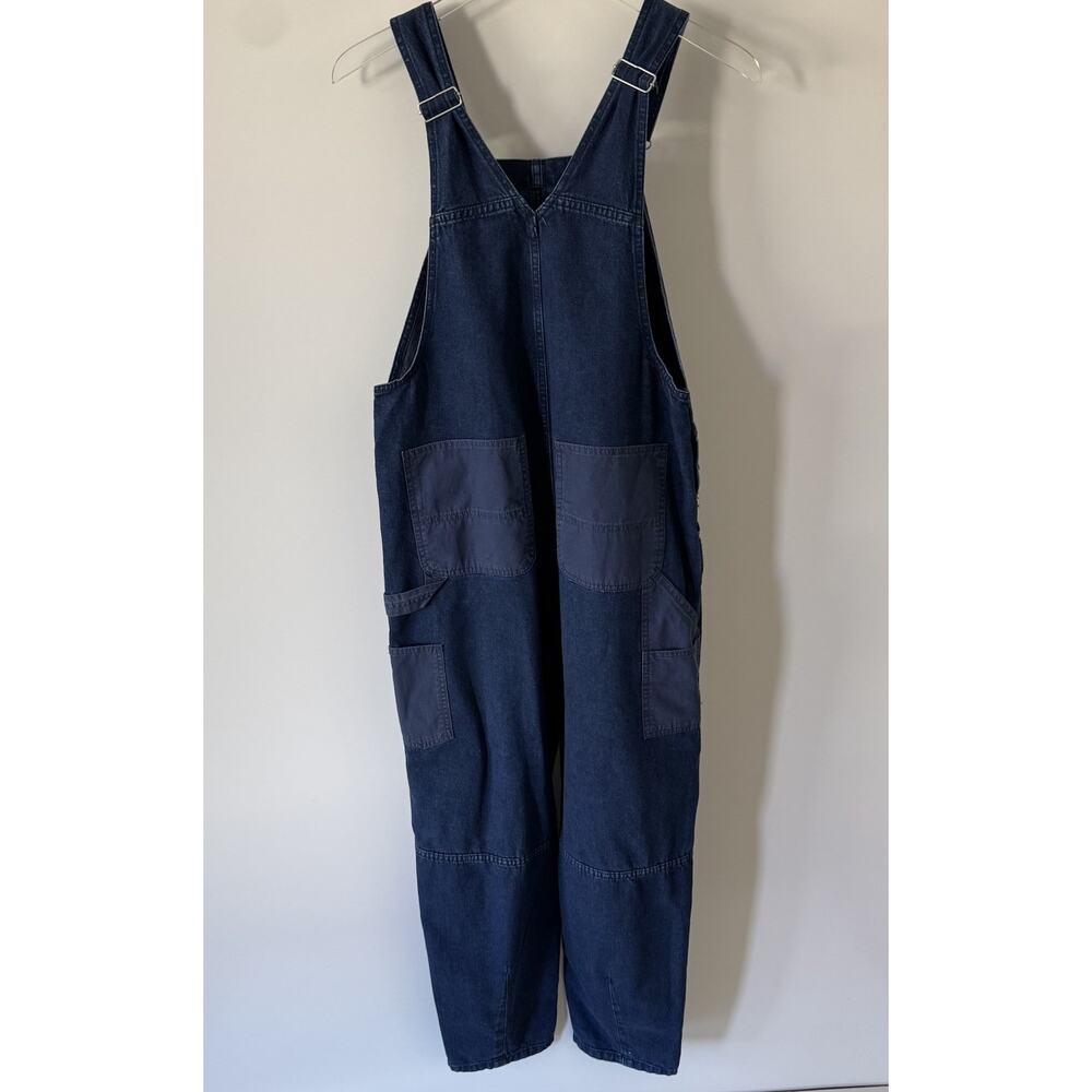 Carhartt Work In Progress WiP Women’s XS Alma Blue Bib Overalls Straight Leg EUC - Picture 8 of 13